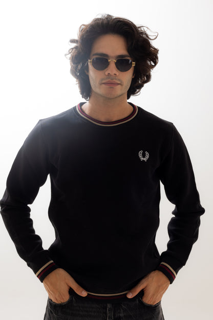 Fred Perry Black Sweatshirt