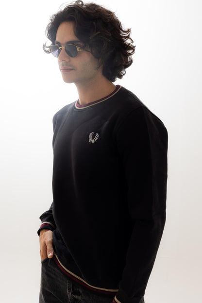 Fred Perry Black Sweatshirt