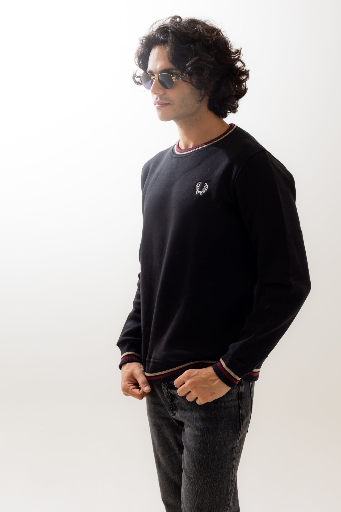 Fred Perry Black Sweatshirt