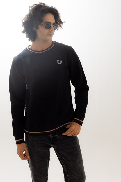 Fred Perry Black Sweatshirt