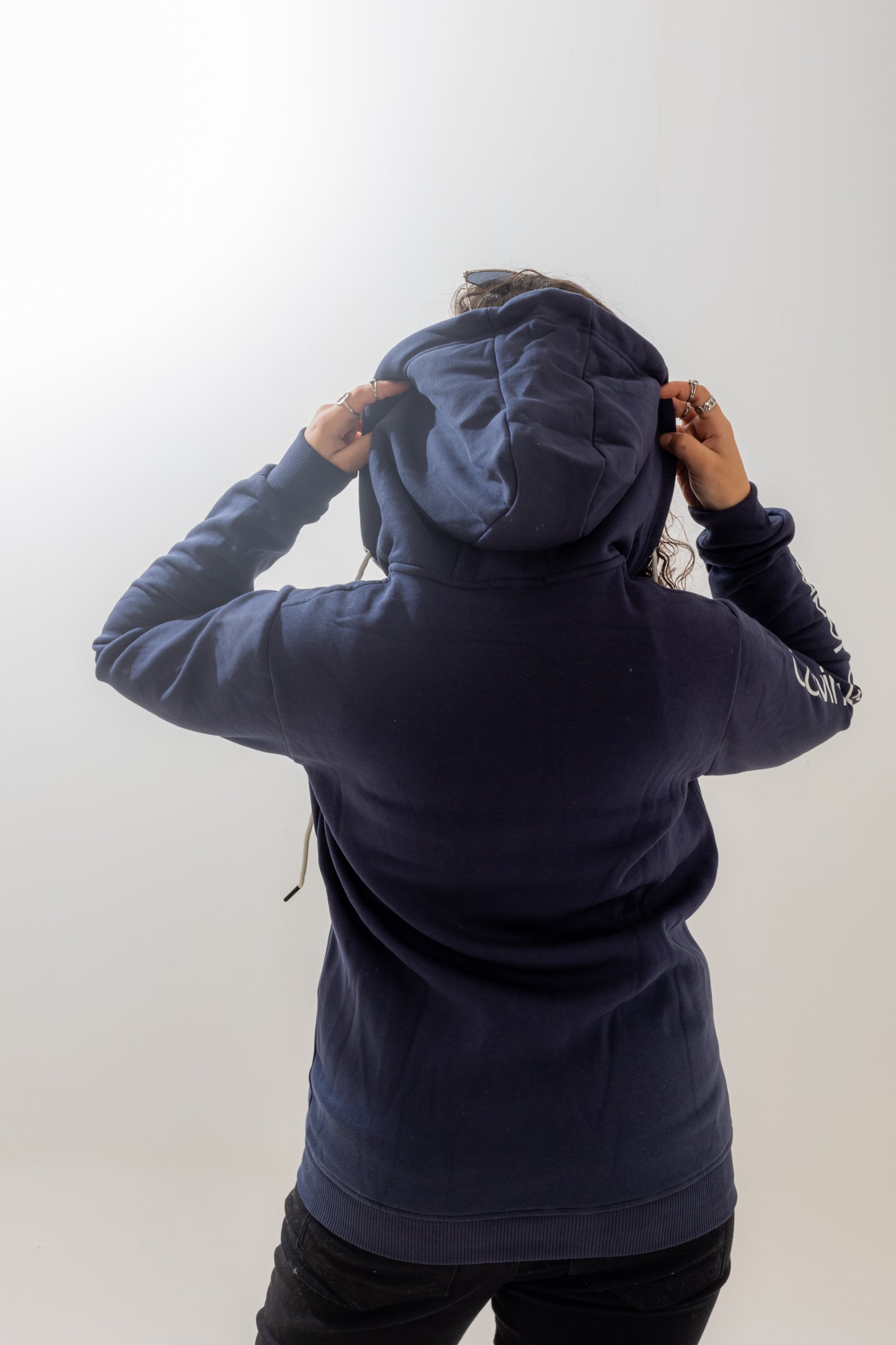 Calvin Klein Navy Hooded Sweatshirt