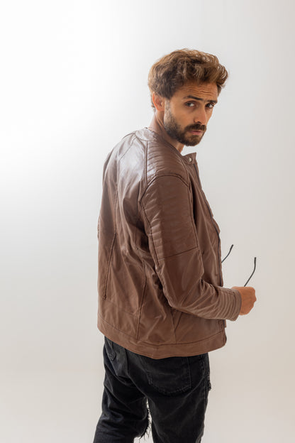 A/X Dark Brown Leather Jacket