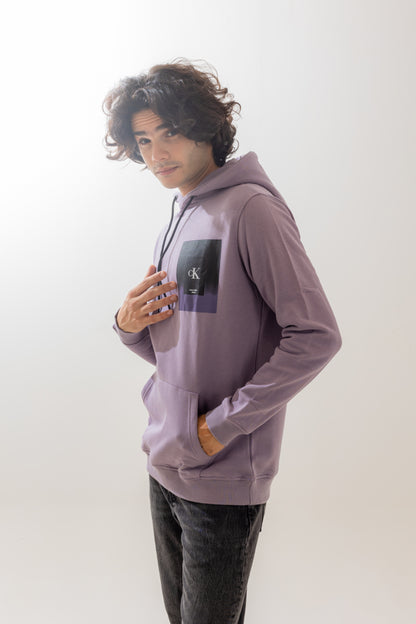 Calvin Klein Purple Hooded Sweatshirt