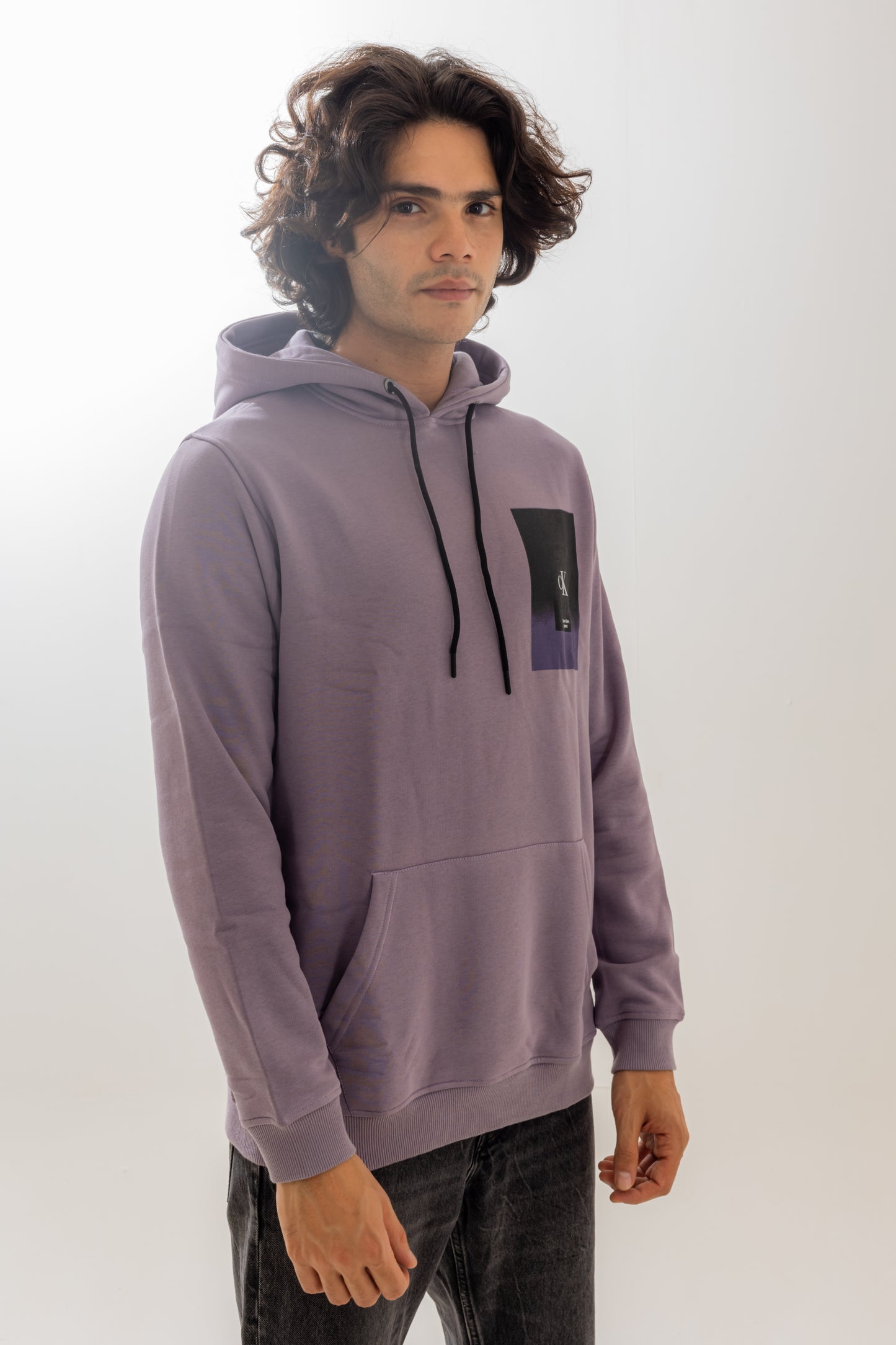 Calvin Klein Purple Hooded Sweatshirt