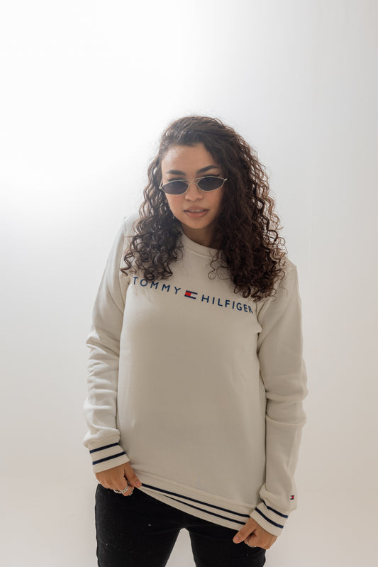 Tommy Hilfiger White Sweatshirt