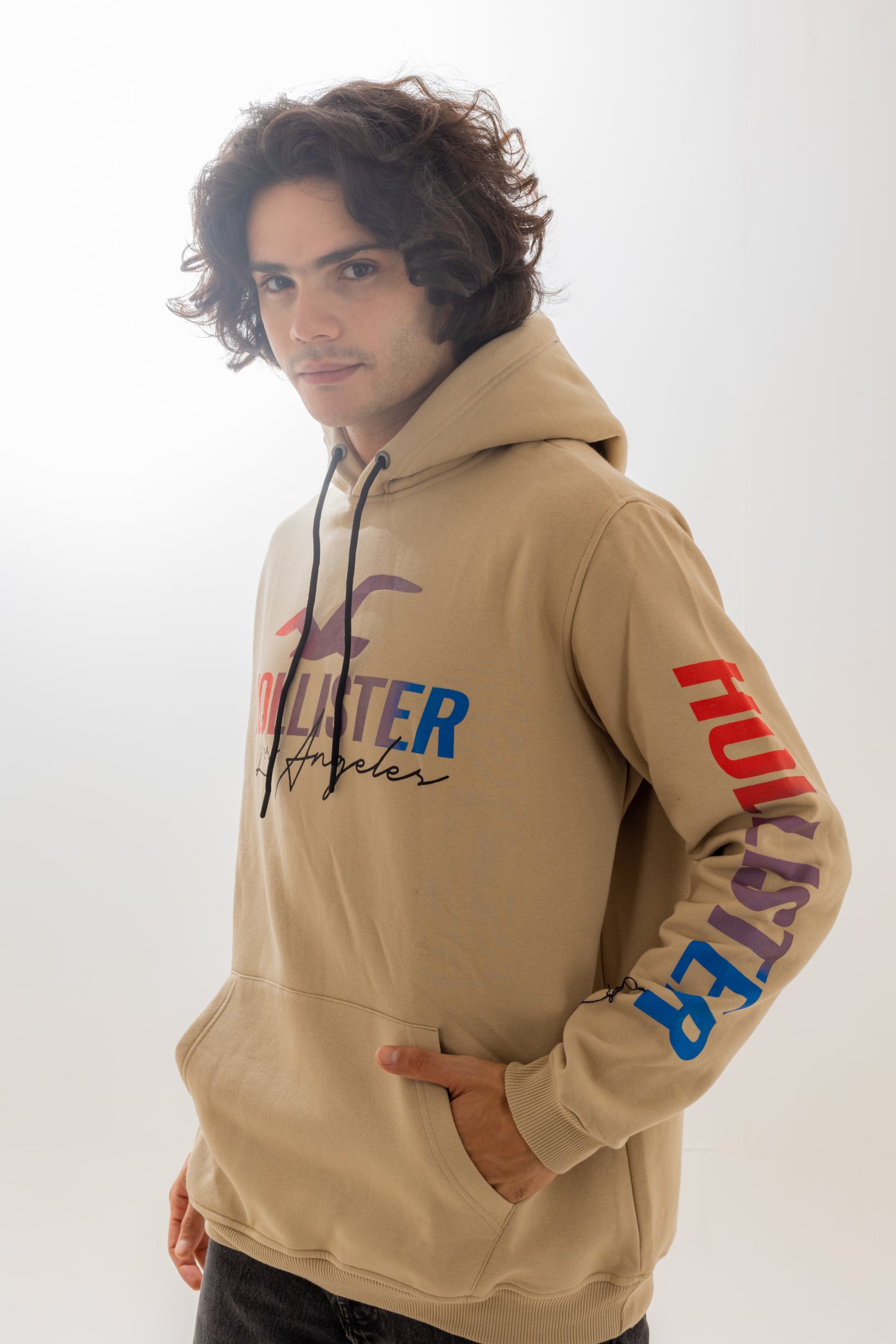 Hollister Beige Hoodie