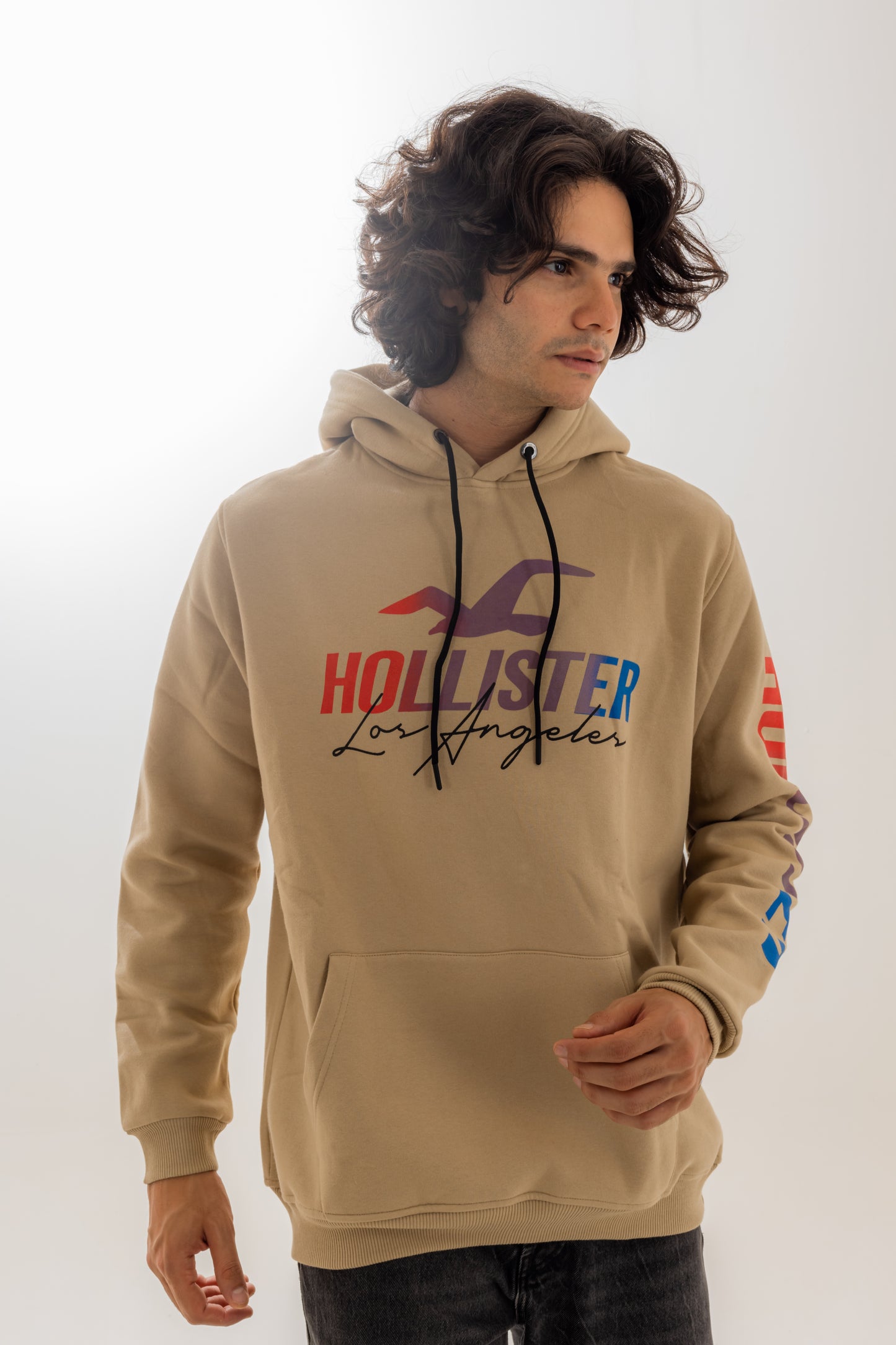 Hollister Beige Hoodie