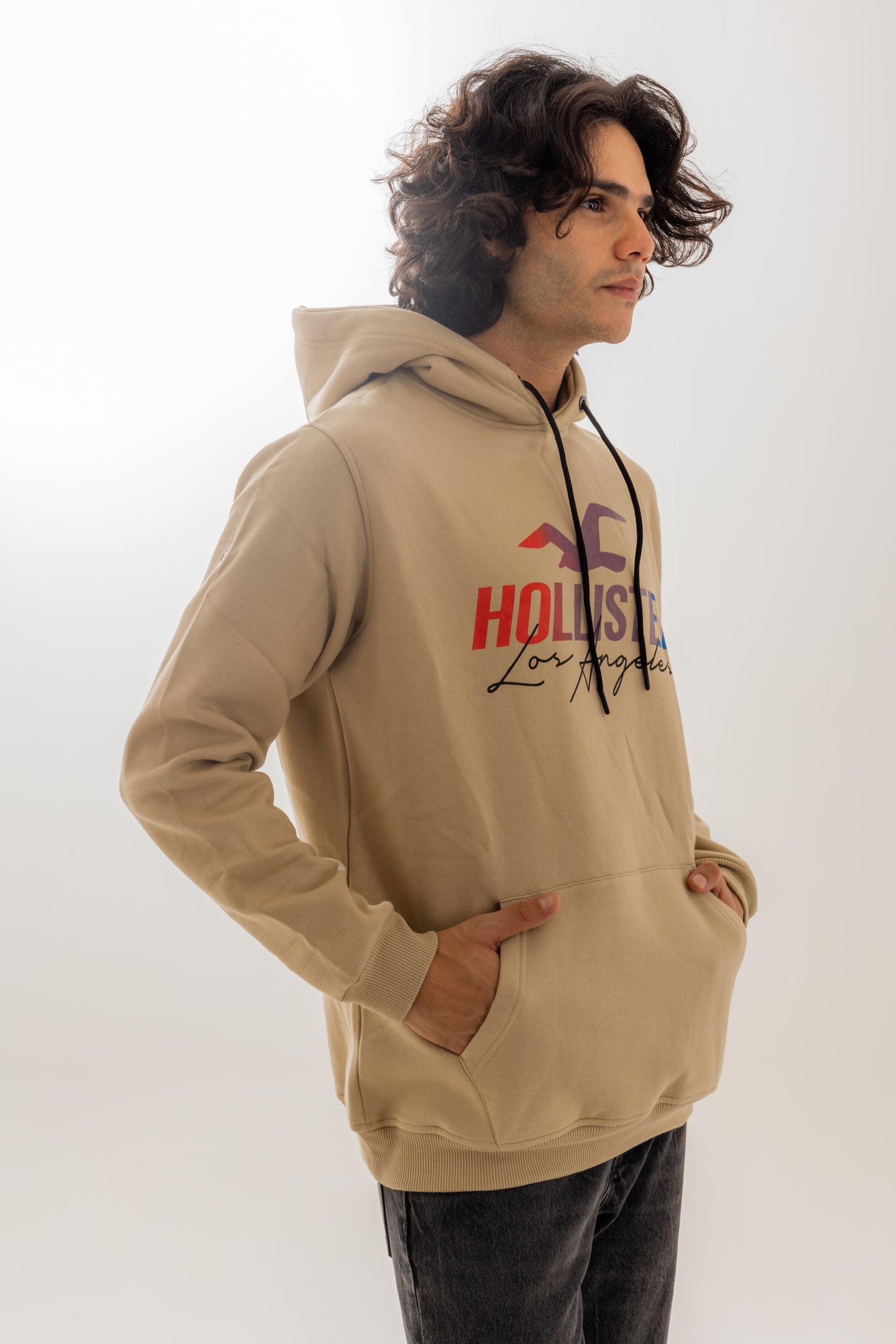 Hollister Beige Hoodie