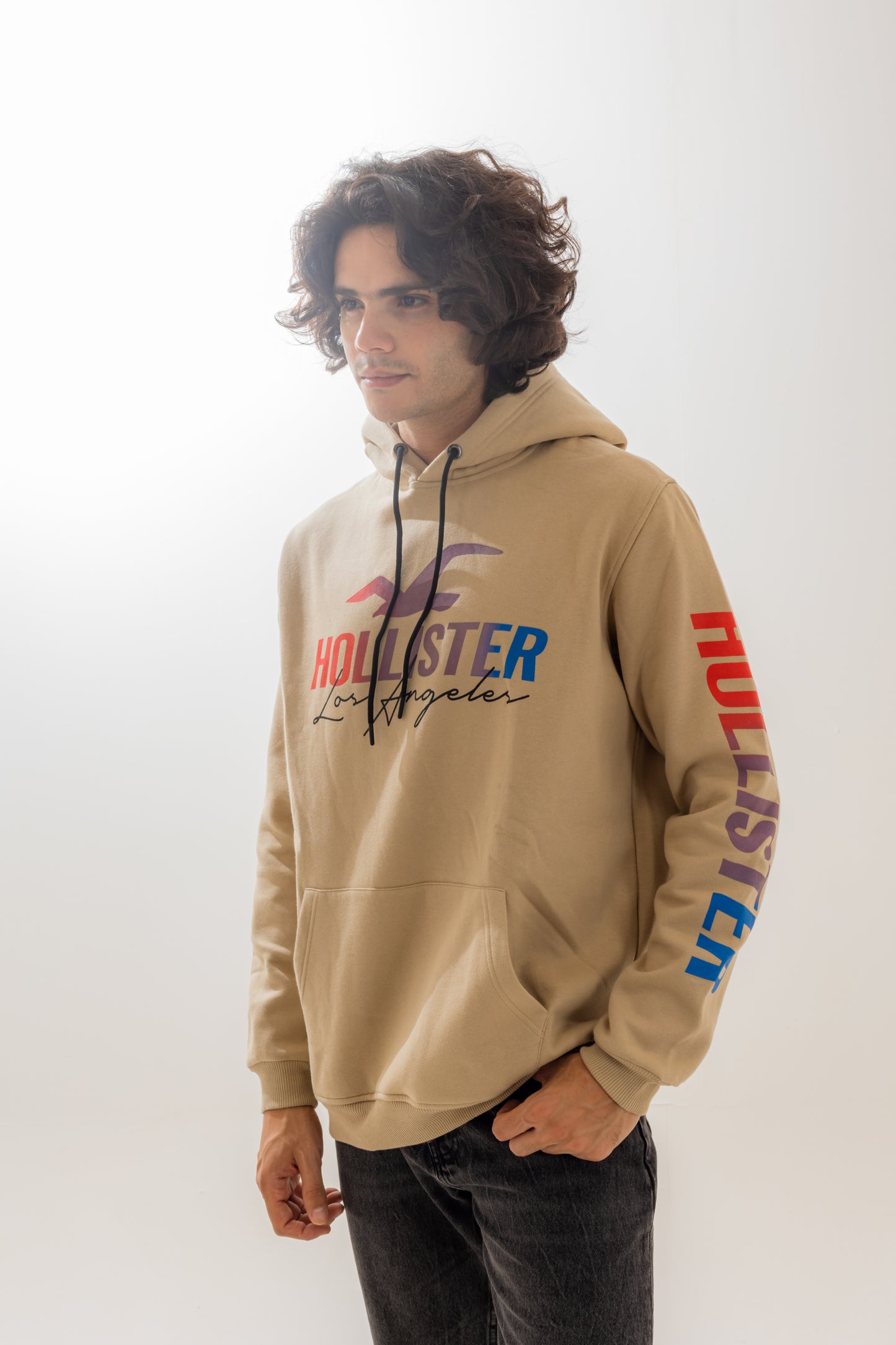 Hollister Beige Hoodie