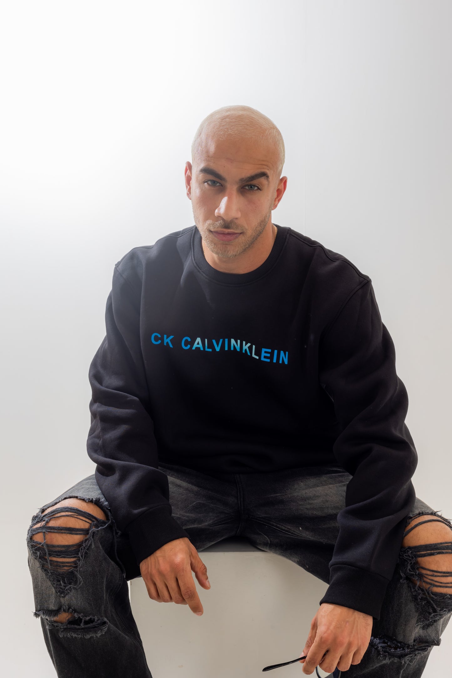 Calvin Klein Black BIG SIZE Sweatshirt