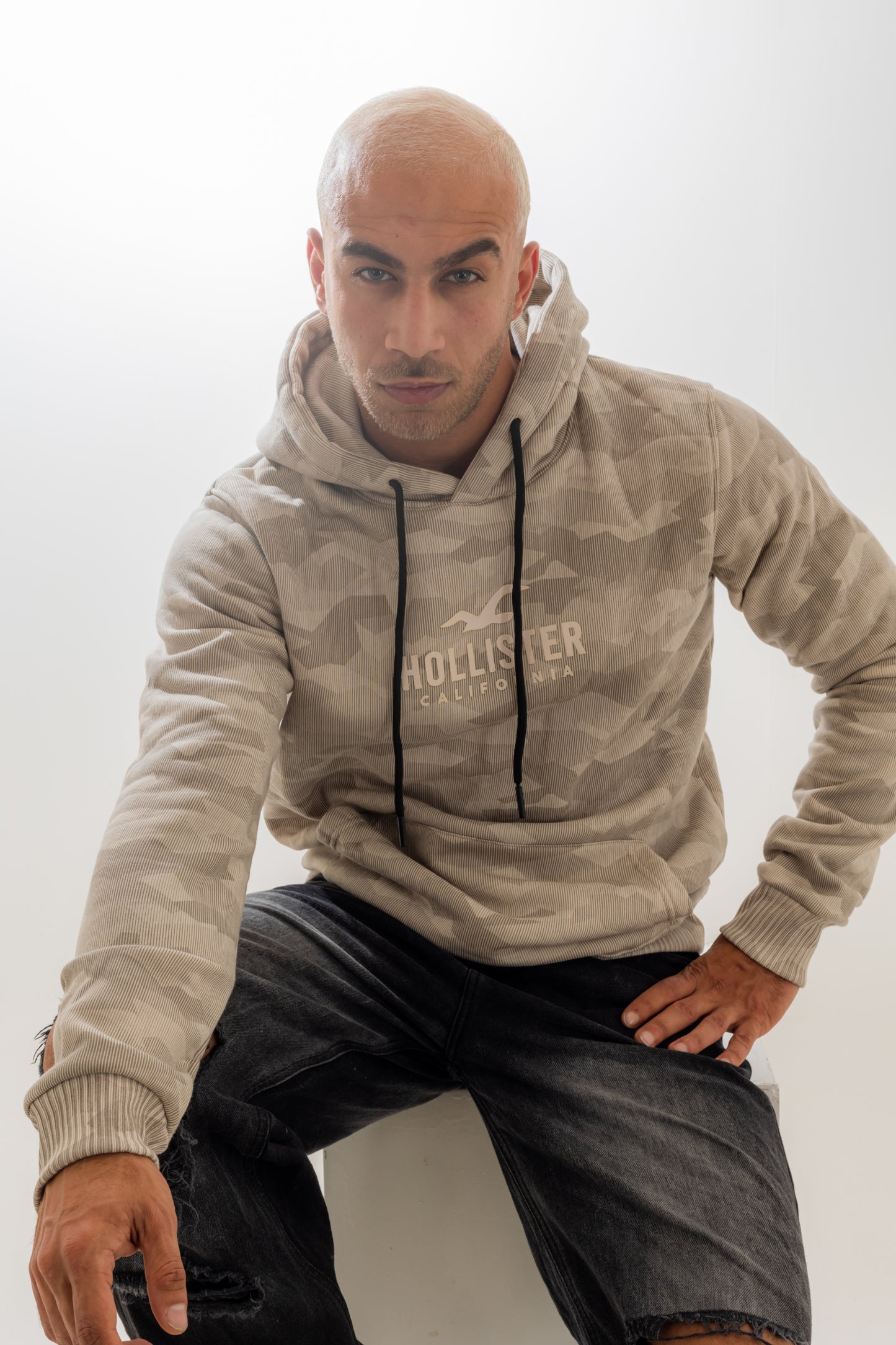 HOLLISTER Beige Hoodie