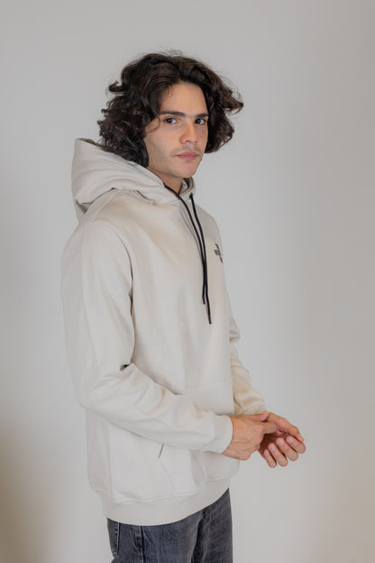 The North Face Beige Hooded Sweatshirt