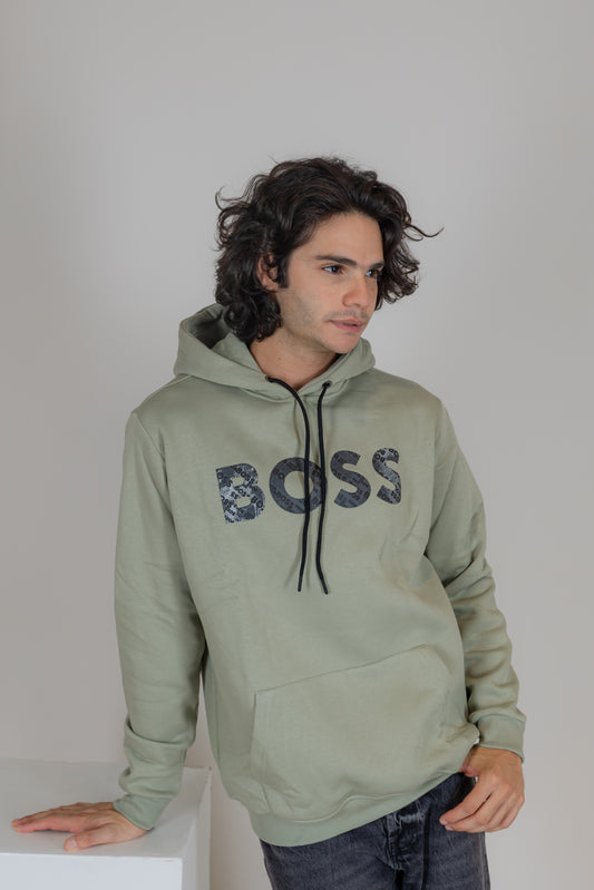 Boss Olive Hoodie