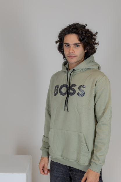 Boss Olive Hoodie