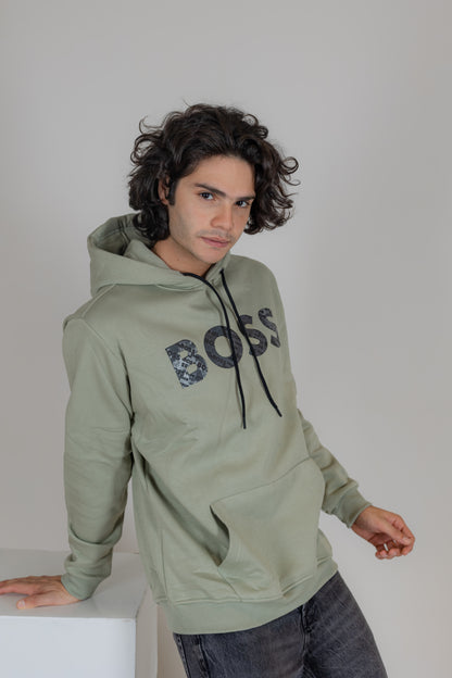 Boss Olive Hoodie