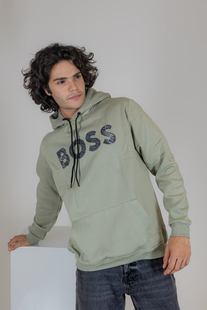 Boss Olive Hoodie