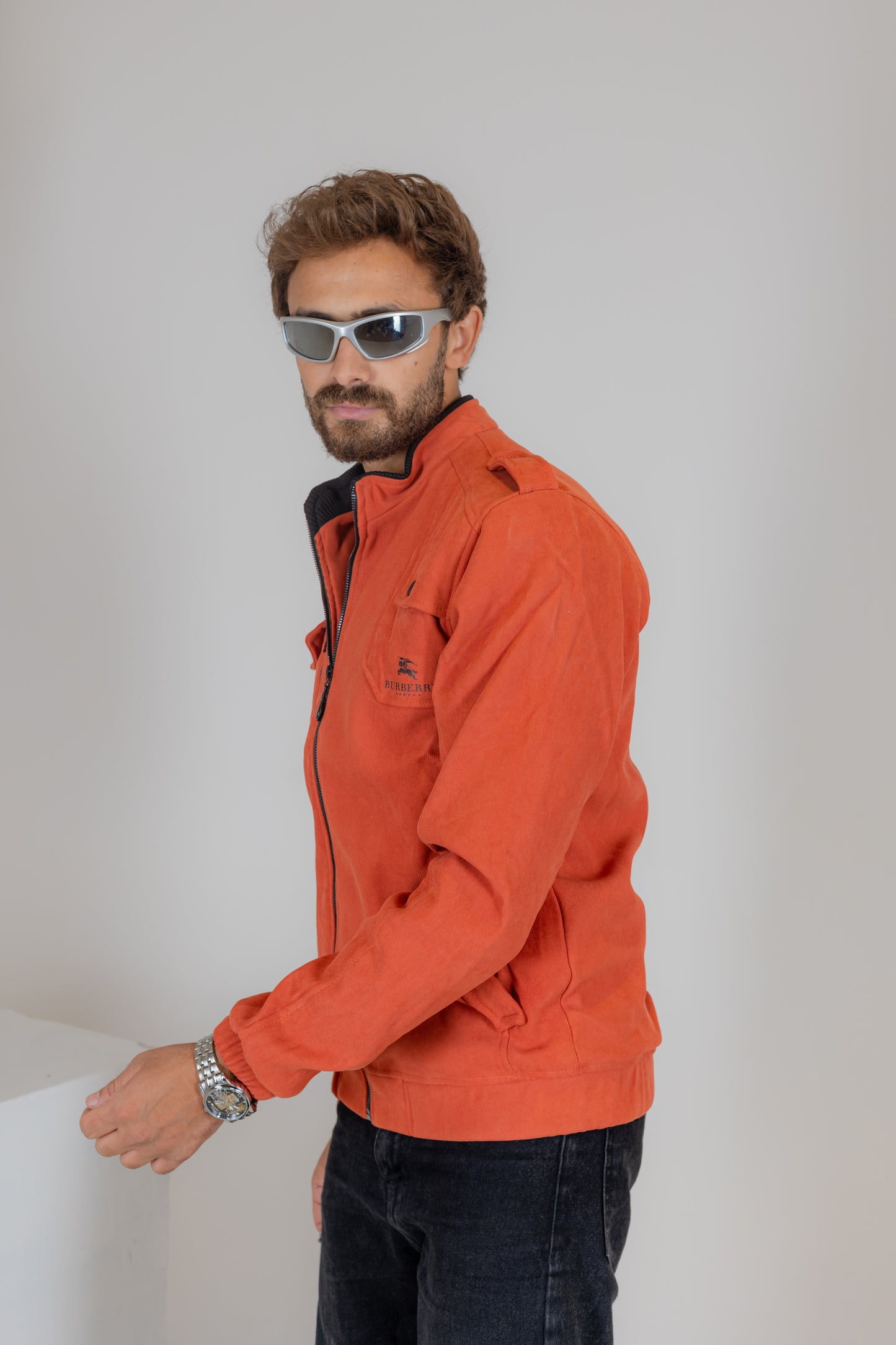 Burberry Orange Jacket