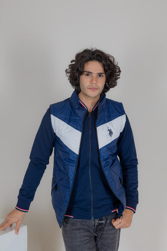 Blue Polo Vest