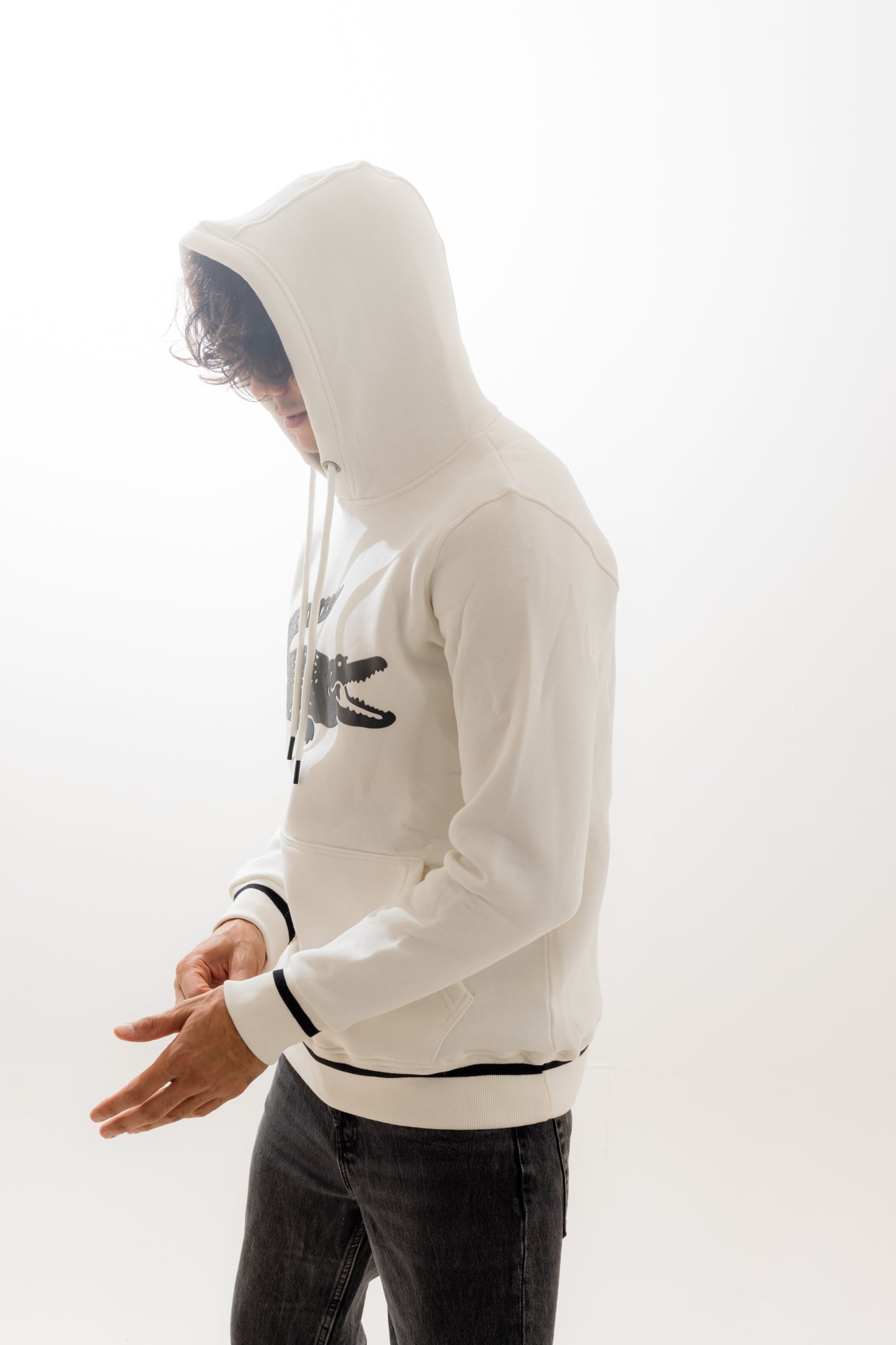 Lacoste Black&White Hoodie