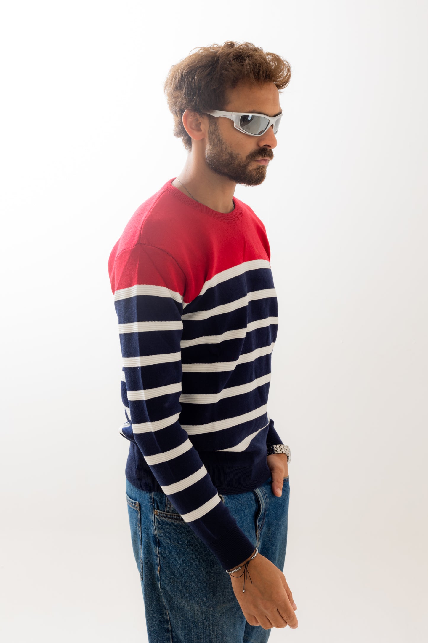 Tommy Hilfiger Striped Red Pullover